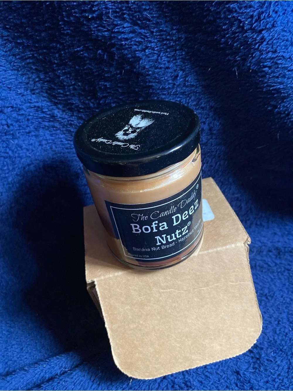 Bofa Deez Nutz Banana Nut Bread Hazelnut Vanilla Candle - Tan